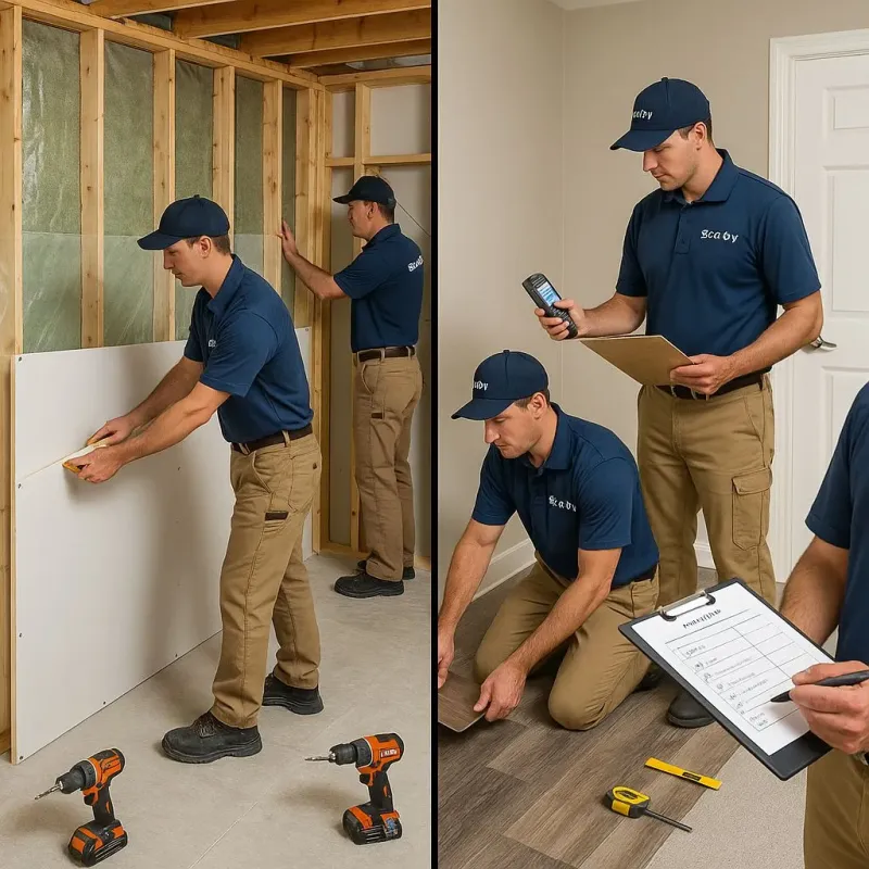 Repairs and Reconstruction process in Jamestown West, NY